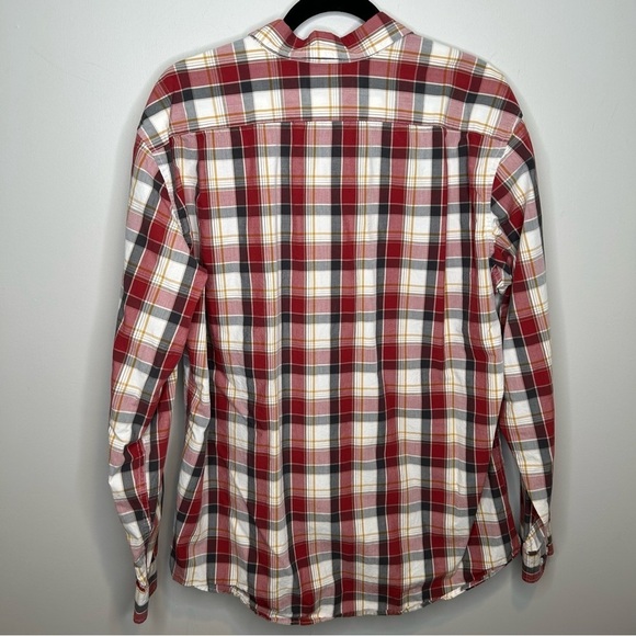 Eddie Bauer classic fit plaid 100% button down size‎ large - Picture 5 of 5